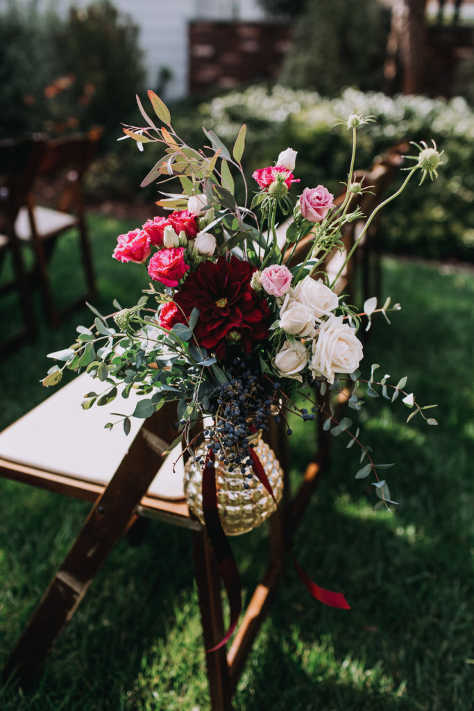 Cass House beach wedding Flowers by Denise lush floral designs by Flowers by Denise fine art bride San Luis Obispo wedding florist 