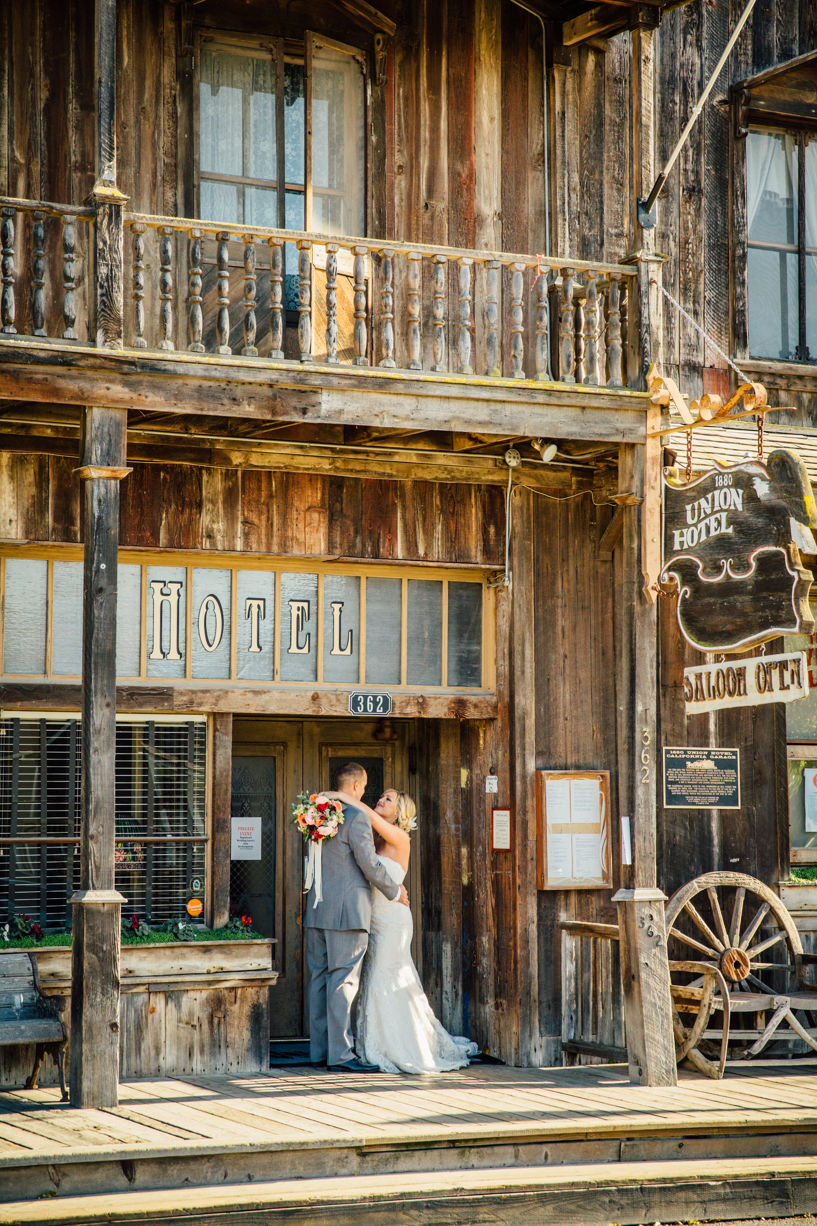 Vintage wedding in California Wine Country