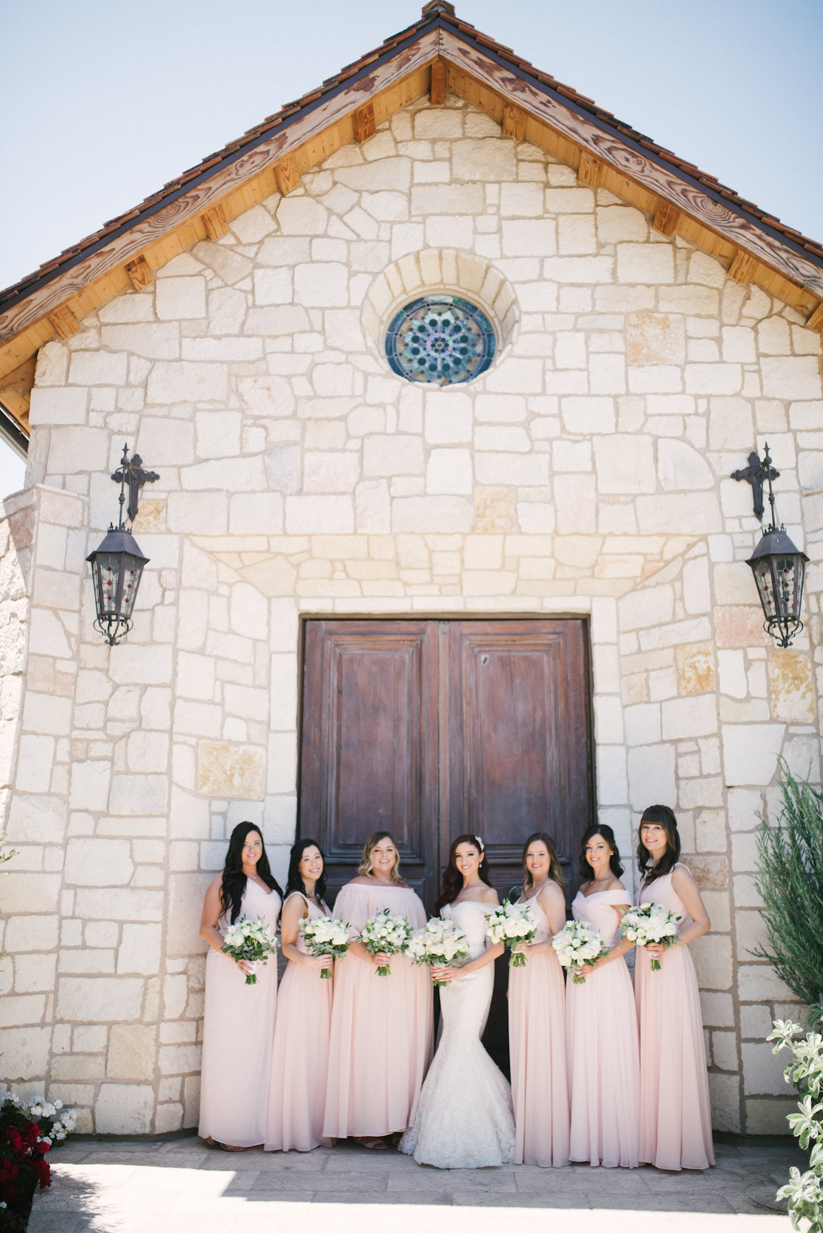 Allegretto Resort and Vineyard wedding in Tuscan style chapel