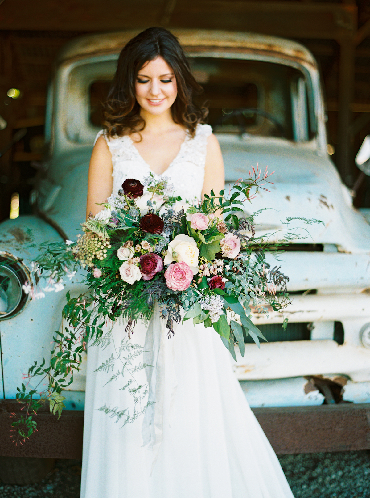 Dreamy bouquet for the Bride with California grown flowers