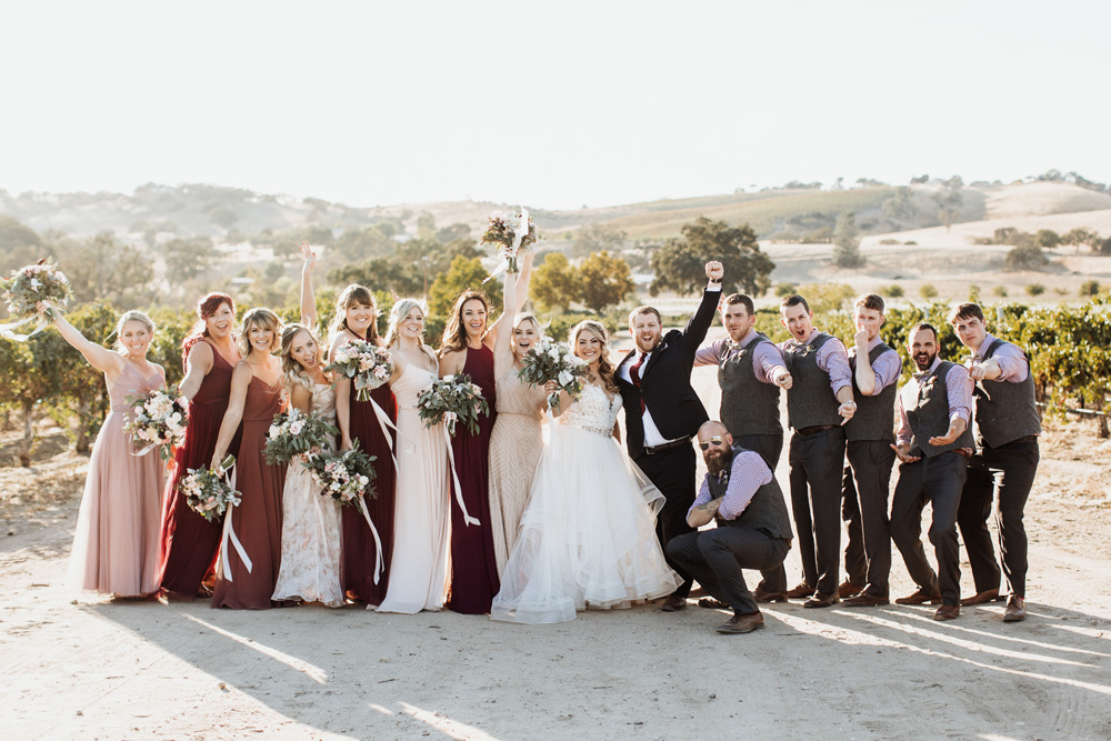 Cass Winery Vineyard Wedding | Rustic Boho Wedding - Flowers By Denise