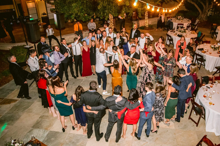 reception dance party at Paso Robles wedding venue