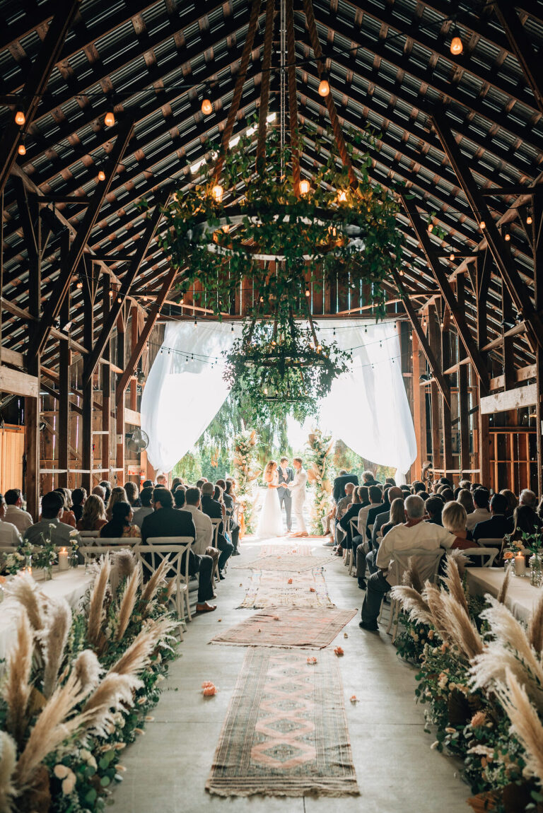 Edna Valley Barn wedding in San Luis Obispo lemon orchard in a rustic barn wedding ceremony and reception